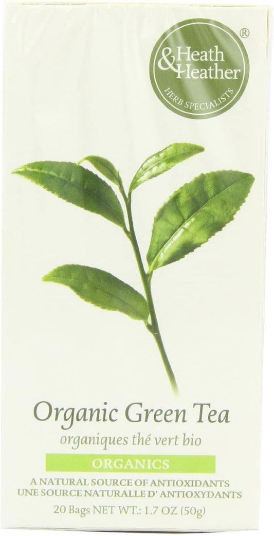Heath and Heather Organic Green Tea - 20 Bags