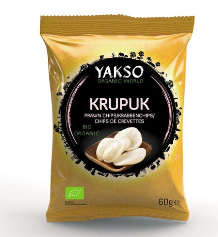 Brand Organic (FZ) Krupuk - Organic Prawn Chips 60g (Pack of 6)