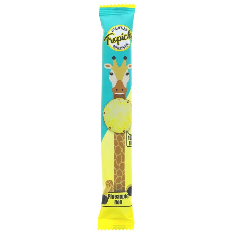 Tropicks Fruit Roll Pineapple Organic 27g (Pack of 30)