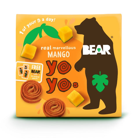 Bear Yoyos - Mango Multipack 5 X 20g (Pack of 6)