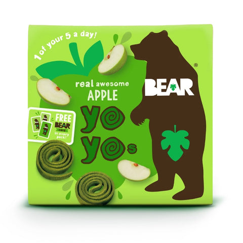 Bear Yoyos - Apple Multipack 5 X 20g (Pack of 6)
