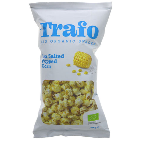 Trafo Salted Popcorn Organic 50g (Pack of 6)