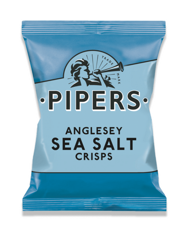 Pipers Crisps Anglesey Sea Salt 40g (Pack of 24)