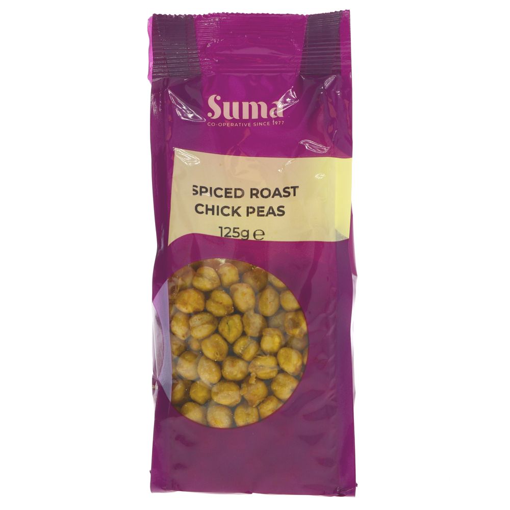 Suma Prepacks Spiced Roast Chickpeas 125g (Pack of 6)