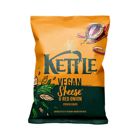 Kettle Chips Sheese & Onion Chips 130g (Pack of 8)