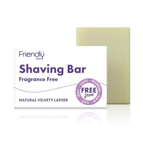 Friendly Soap Shaving Bar - Fragrance Free 95g
