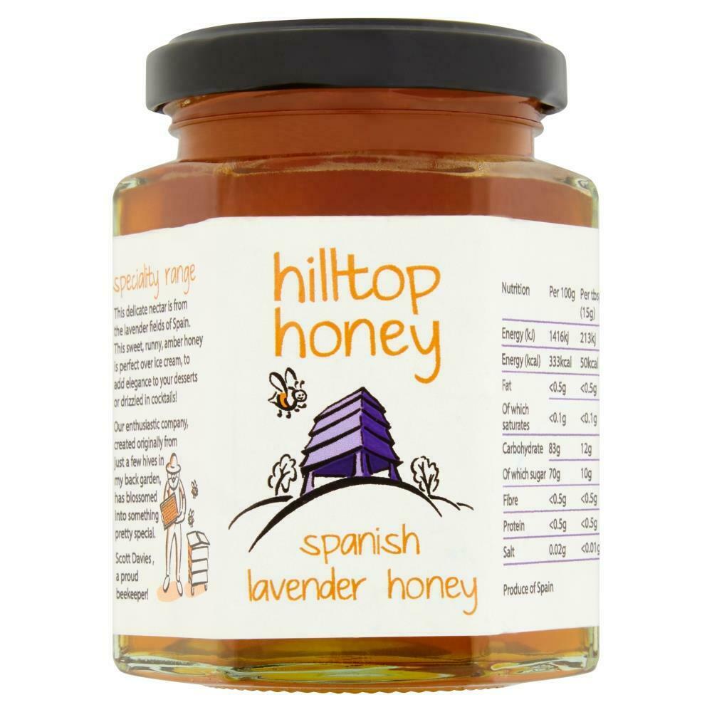 Hilltop Honey Raw Lavender Honey 227g