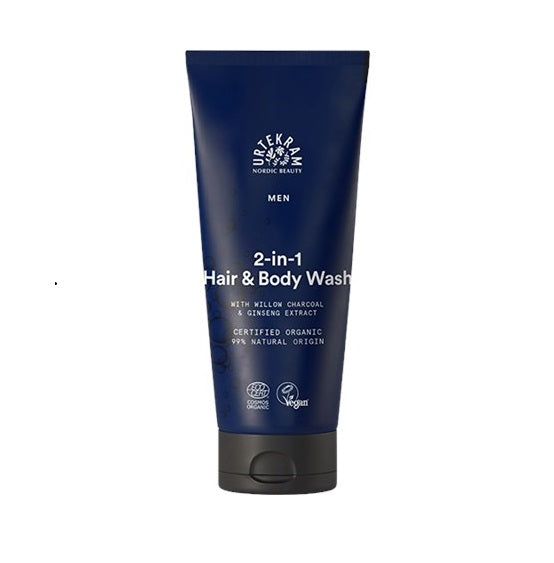 Urtekram Men Hair & Body Wash 200ml (Pack of 6)