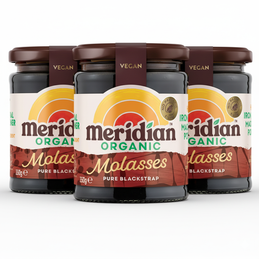 Meridian Organic Blackstrap Molasses 350g (Pack of 3)
