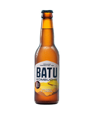 Batu Kombucha Organic Ginger & Lemon 330ml (Pack of 12)