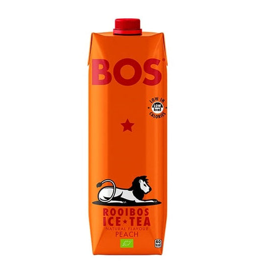BOS Ice Tea Peach 1000ml (Pack of 6)