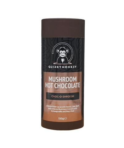 QuirkyMonkey Mushroom Hot Chocolate (Choc O Shroom) 150g (Pack of 6)