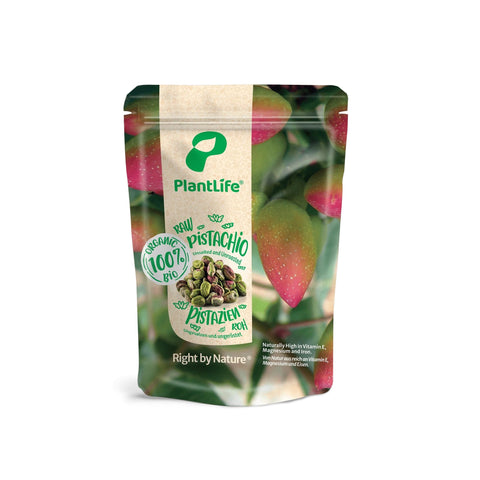 PlantLife Organic Pistachio Kernels Raw 70g (Pack of 7)
