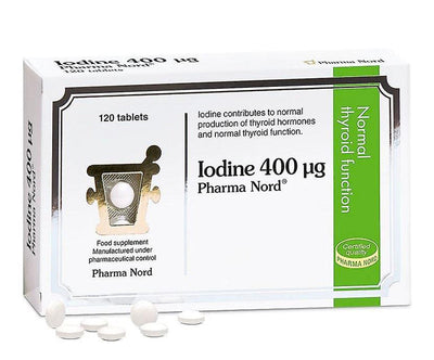 Pharma Nord Iodine 400ug 120 Tablets (Pack of 5)