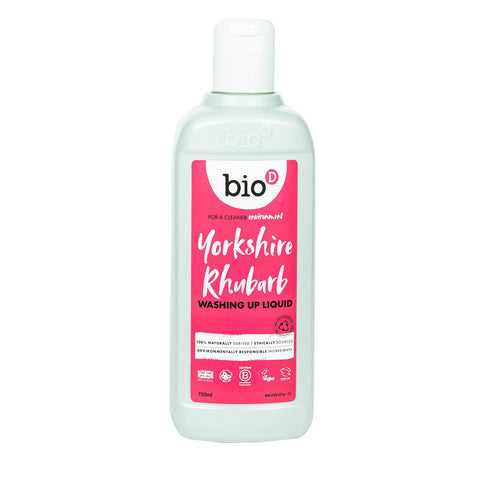 Bio-D Yorkshire Rhubarb Washing Up Liquid 750ml