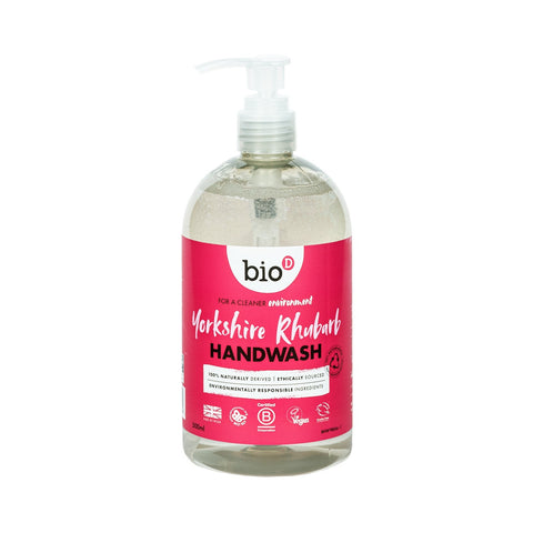 Bio-D Yorkshire Rhubarb Cleansing Hand Wash 500ml (Pack of 6)