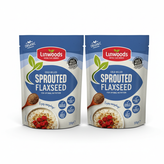 Linwoods Sprouted Milled Organic Flaxseed 200g (Pack of 2)