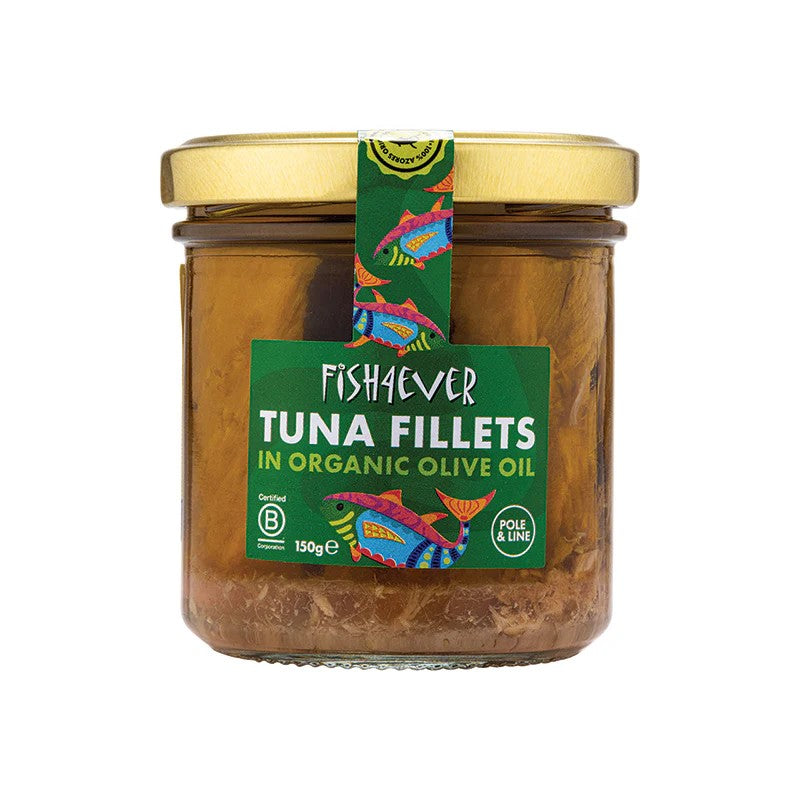 Fish 4 Ever Skipjack Tuna Fillets In Olive Oil - 150g (Pack of 6)
