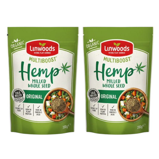 Linwoods Organic Milled Hemp 200g (Pack of 2)