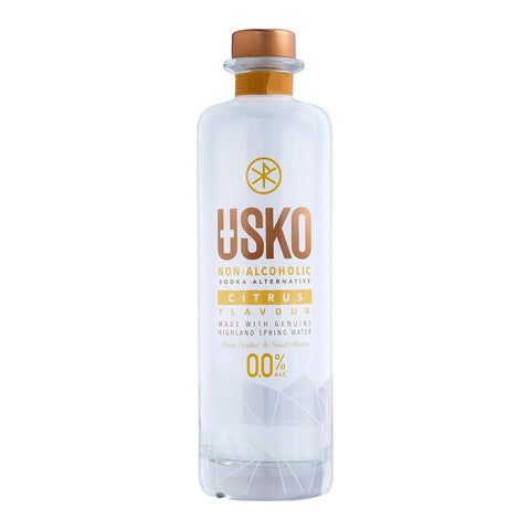 Usko Citron Alcohol Free Vodka 70cl (Pack of 6)