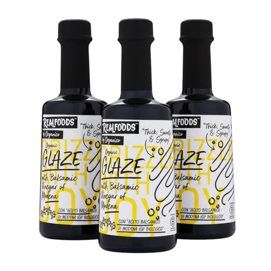 Organico Organic Balsamic Vinegar Glaze 150ml (Pack of 3)