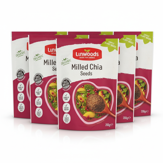 Linwoods Milled Chia Seed 200g (Pack of 6)