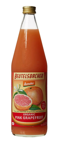 Beutelsbacher Demeter Pink Grapefruit Juice 750ml (Pack of 6)