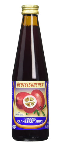 Beutelsbacher Organic Cranberry Juice 330ml (Pack of 12)
