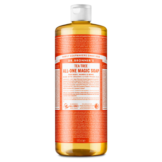Dr Bronner's Tea Tree Pure-Castile Liquid Soap 945ml