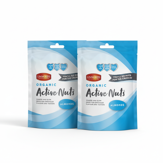 Linwoods Active Organic Almonds 70g (Pack of 2)