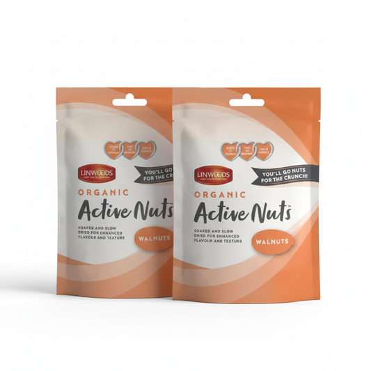 Linwoods Active Organic Walnuts 70g (Pack of 2)