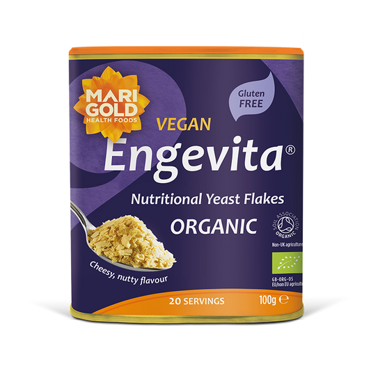 Marigold Vegan Engevita Nutritional Yeast Flakes Organic, 100g