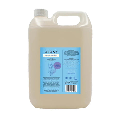 Alana English Lavender Natural Body Wash 5L (Pack of 4)