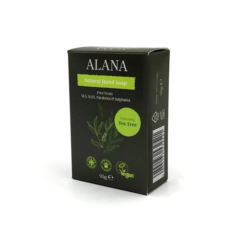 Alana Tea Tree Natural Hand Soap Bar 95g (Pack of 6)
