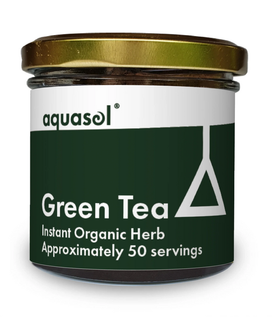 Aquasol Organic Green Instant Herbal Tea 20g (Pack of 12)