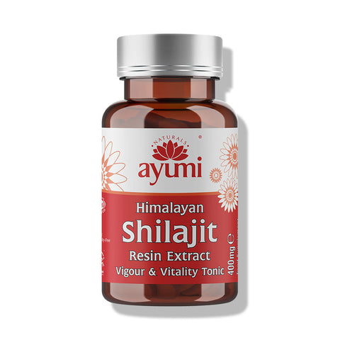 Ayumi Shilajit Extract Vegan Capsule - 60 Capsules 24g (Pack of 6)