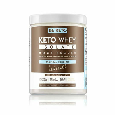 Beketo Keto Whey Isolate + Mct Oil Coconut White Chocolate 300G