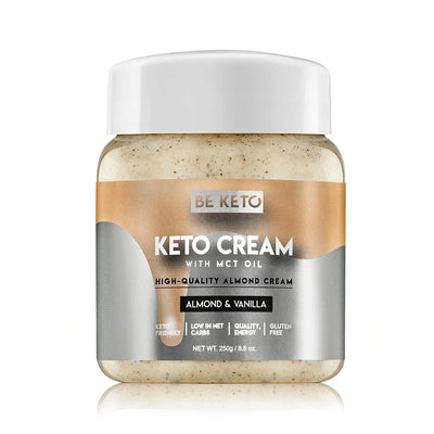 Beketo Keto Cream Almond & Vanilla + Mct Oil 250G (Pack of 6)