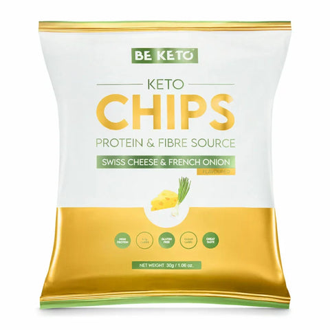 Beketo Keto Chips Swiss Cheese & French Onion 30G (Pack of 50)