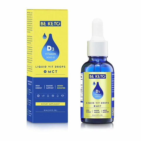 Beketo Vitamin D3 5000 Iu In Drops + Mct Oil 30Ml (Pack of 50)