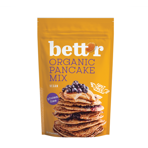Bettr Organic Gluten Free Pancake Mix 400g (Pack of 6)