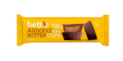 Bettr Nut Butter Cups with Almond Organic 39g (Pack of 12)