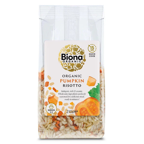 Biona Organic Pumpkin Risotto 210g (Pack of 8)