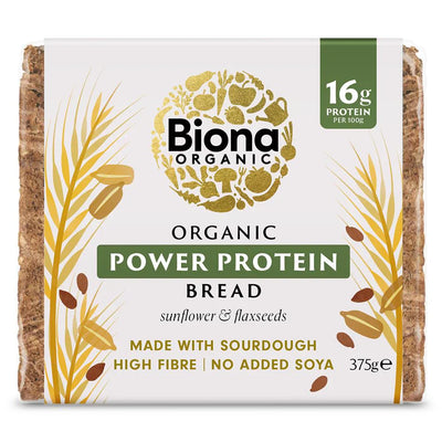 Biona Organic Power Protein Bread 375g (Pack of 8)