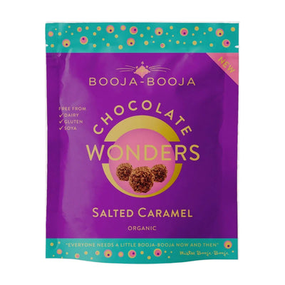 Booja Booja Organic Salted Caramel Wonders 65g (Pack of 8)