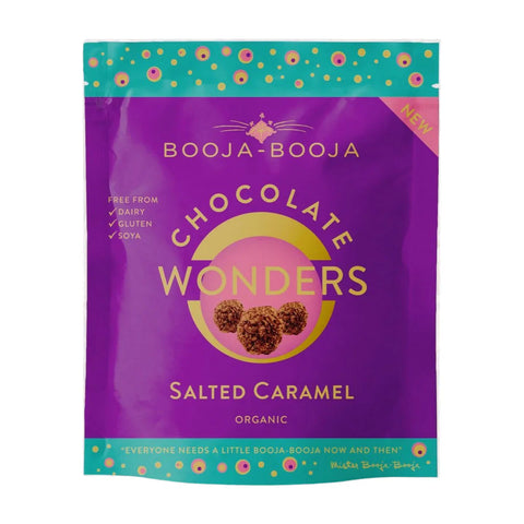 Booja Booja Organic Salted Caramel Wonders 65g (Pack of 8)