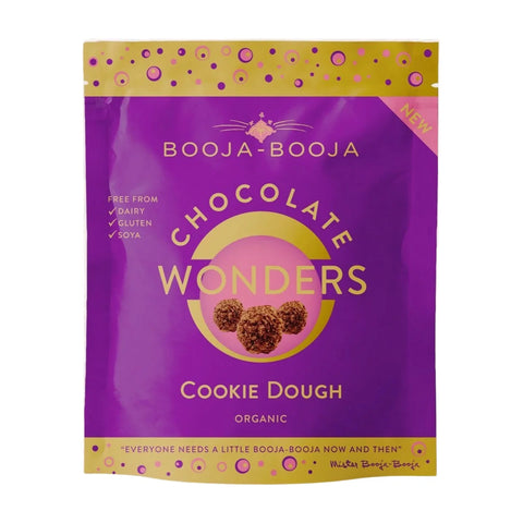 Booja Booja Organic Cookie Dough Wonders 65g (Pack of 8)