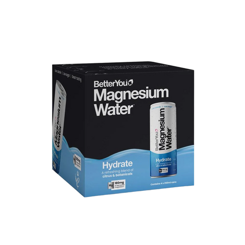 BetterYou Magnesium Water Hydrate 4 Pack (Pack of 6)