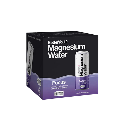 BetterYou Magnesium Water Focus 4 Pack (Pack of 6)