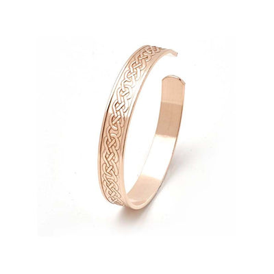 PowerHealth Bracelet Copper Bangle - 3/8" Celtic Weave Large